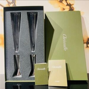 Christofle Rare Champagne Flutes (Set 2)